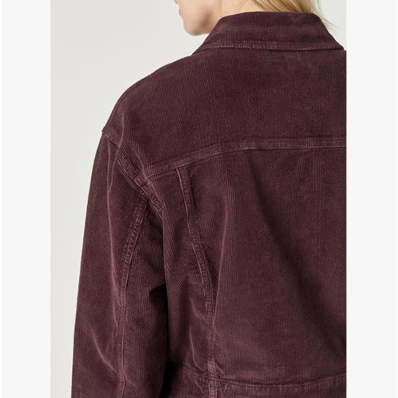 NWT’S Mavi Women's Maren Cropped mahogany corduroy Farmcore Jacket XL New - Picture 6 of 10